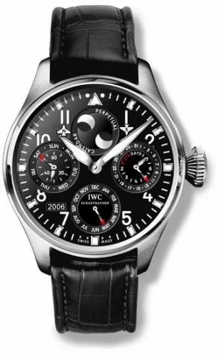 IWC Big Pilot Perpetual Calendar Platinum / Black / Sincere IW5026-05 (IW502605)